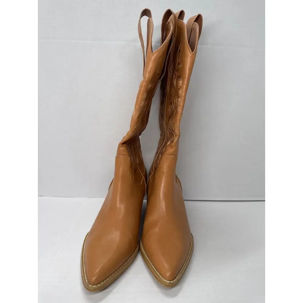 Oasis Society Amaya classic western boots brown size 7.5